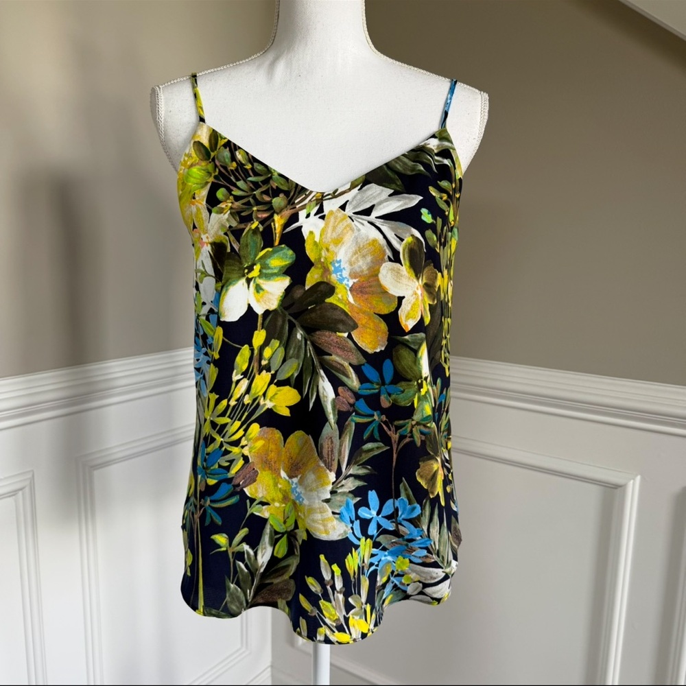 NEW J. Crew Colorful Floral Tank Top Size 4